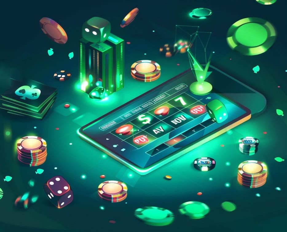 Pengguna membaca bonus harian di ponsel